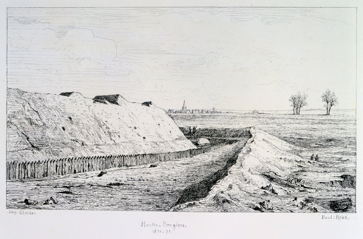 Haute Brugeres, Assedio di Parigi, 1870-1871 da Paul Roux