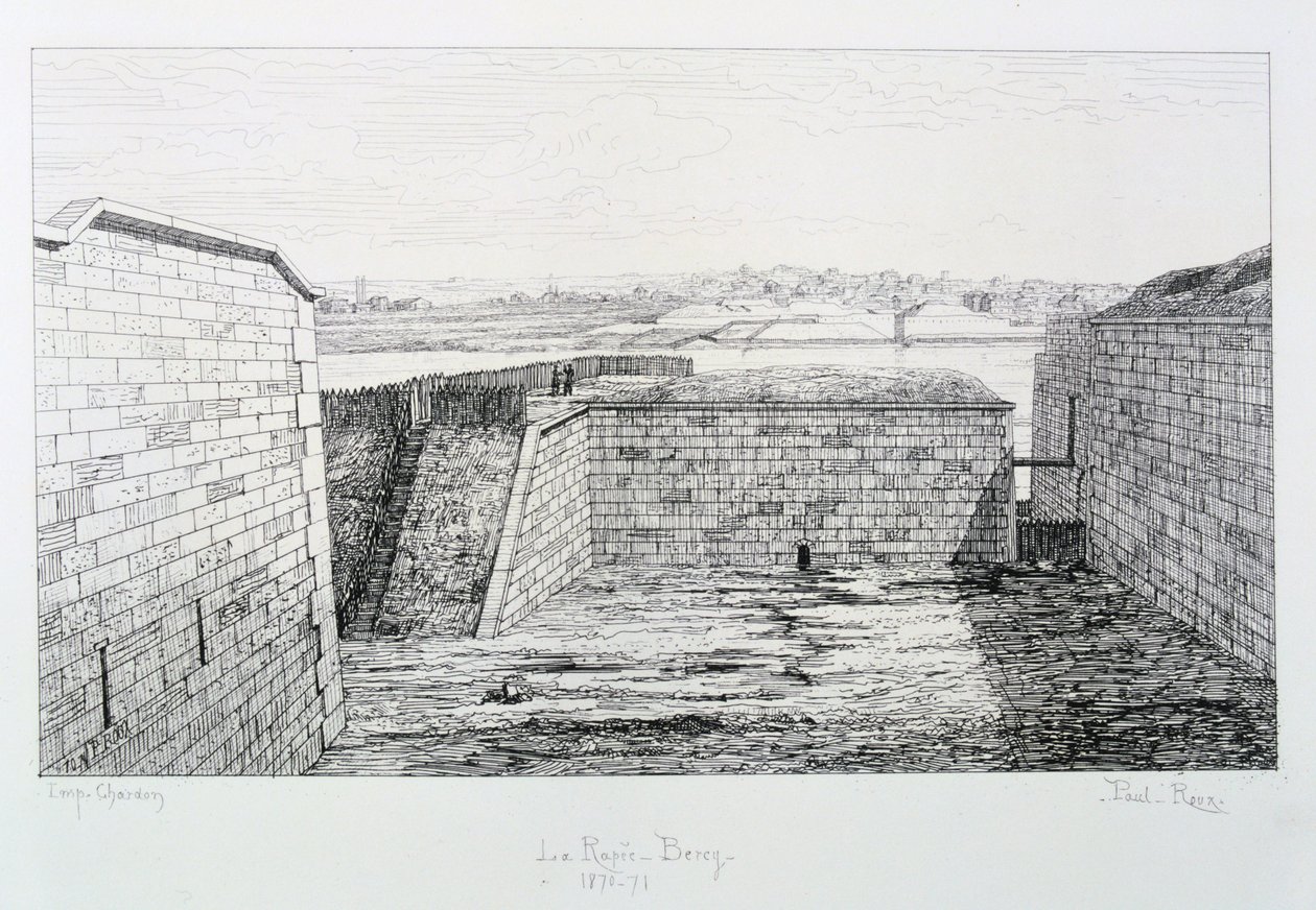 La Rapee-Bercy, Assedio di Parigi da Paul Roux
