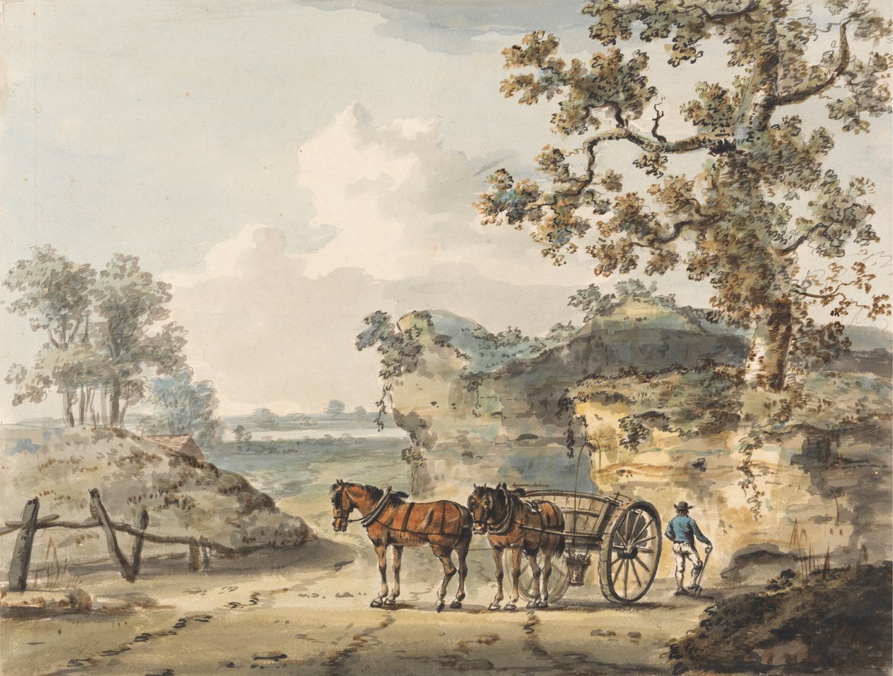 Una Cava di Sabbia da Paul Sandby