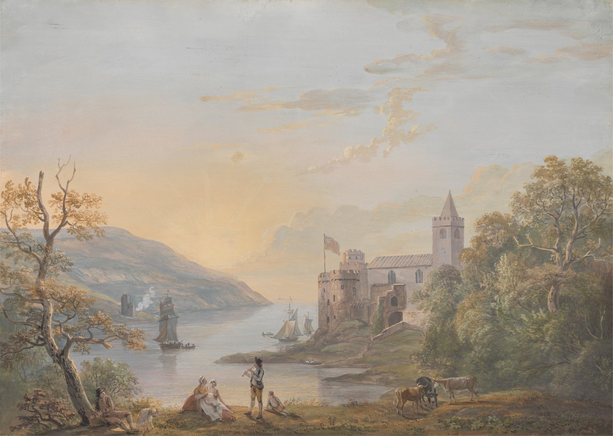 Castello di Dartmouth da Paul Sandby