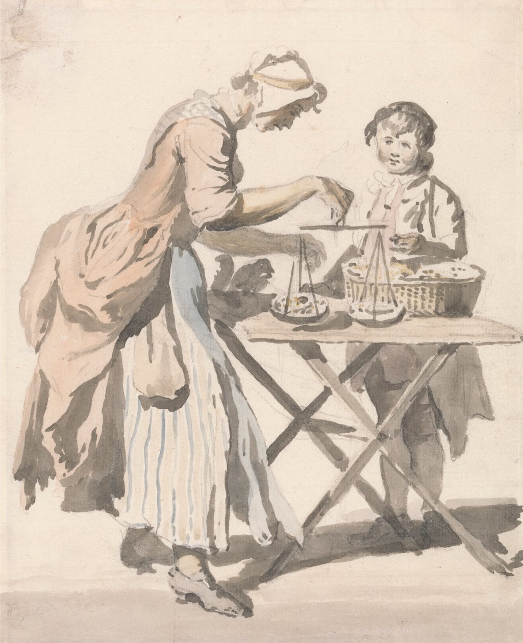Grida di Londra: "Ciliegie cuore nero..." da Paul Sandby
