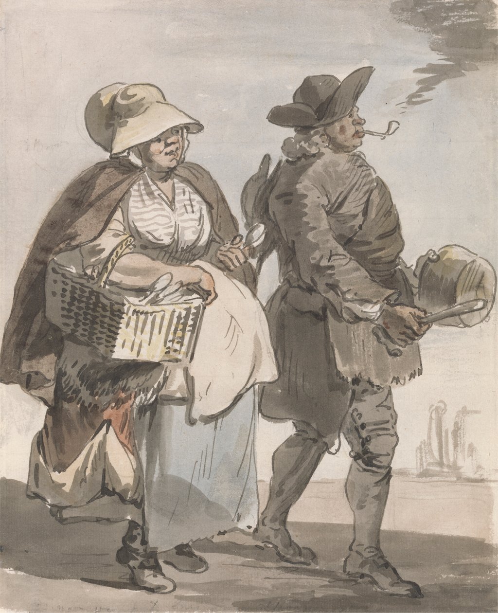 Grida di Londra: "Vuoi dei cucchiai..." da Paul Sandby