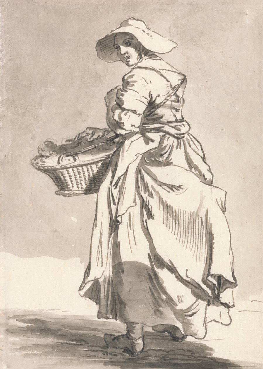 Grida di Londra: Fiori da Paul Sandby