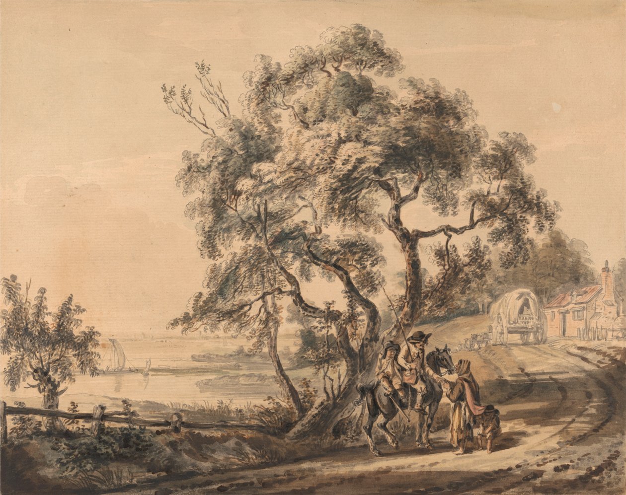 La zingara indovina da Paul Sandby