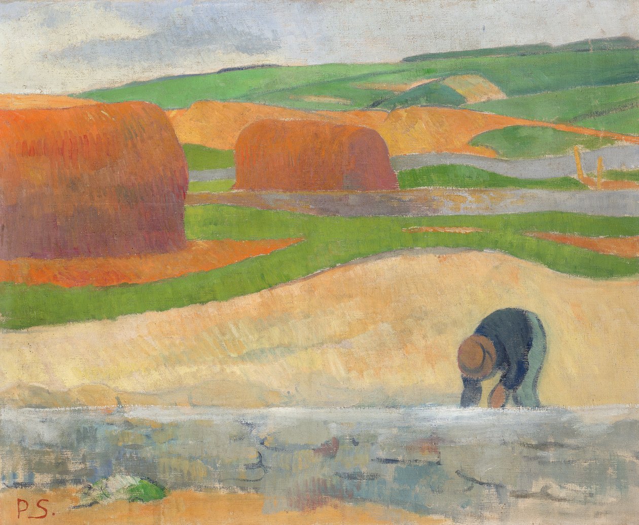 Raccoglitrice di alghe da Paul Sérusier