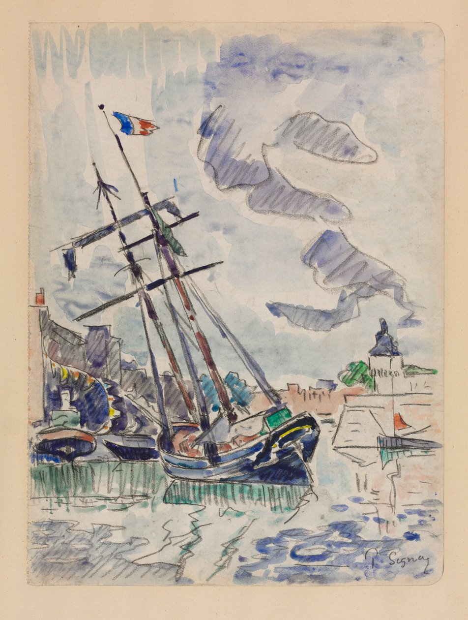 Barca in Porto da Paul Signac