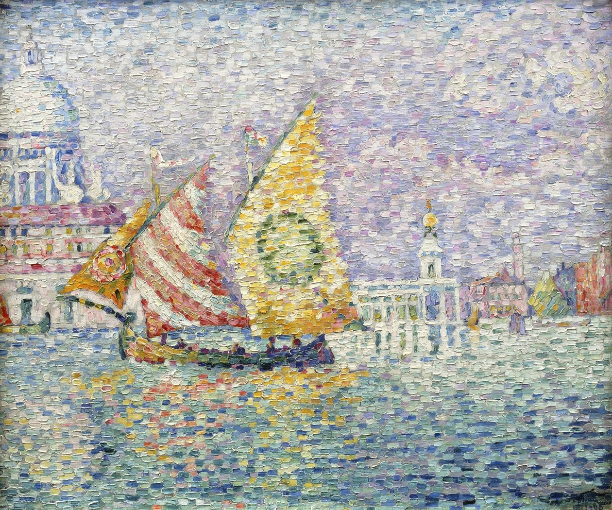 Bragozzo, Venezia da Paul Signac