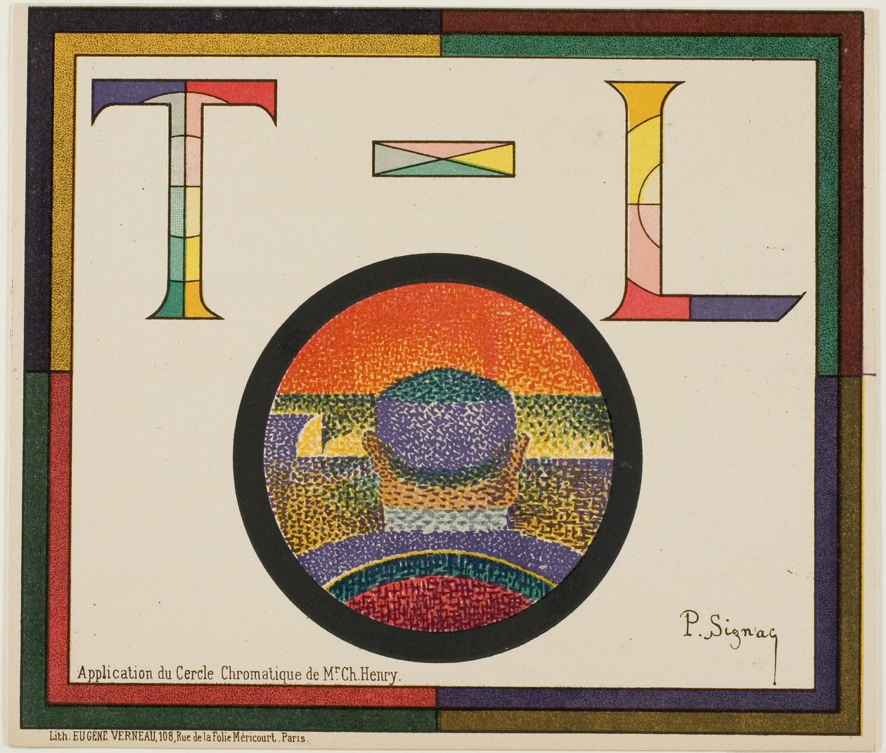 Cerchio cromatico da Paul Signac