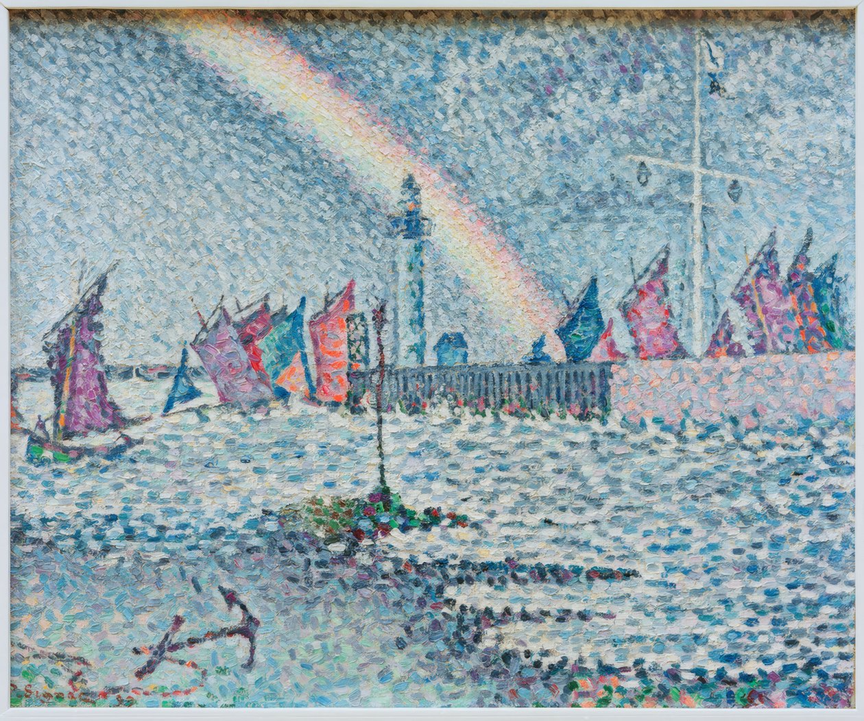 Ingresso del porto di Honfleur da Paul Signac