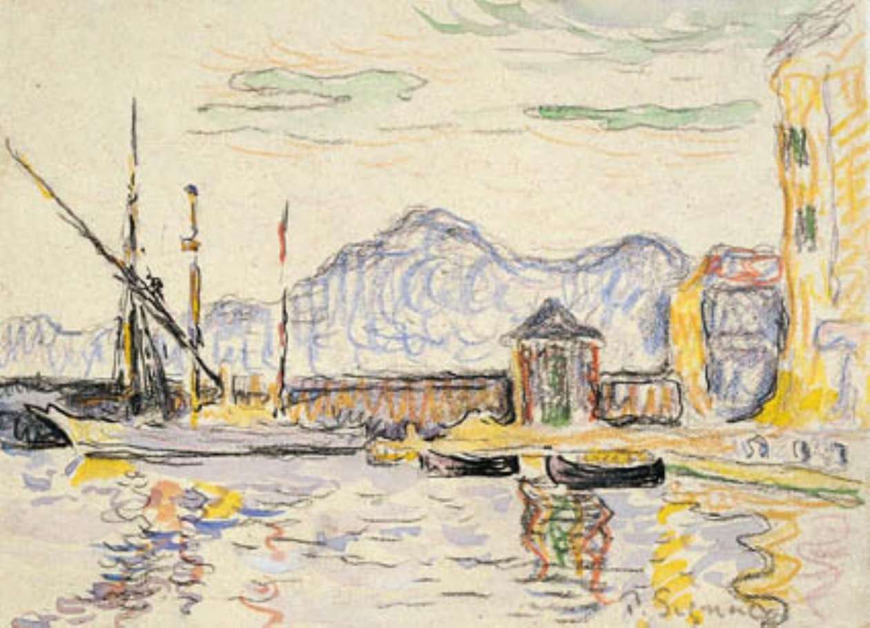 Il porto di Antibes da Paul Signac