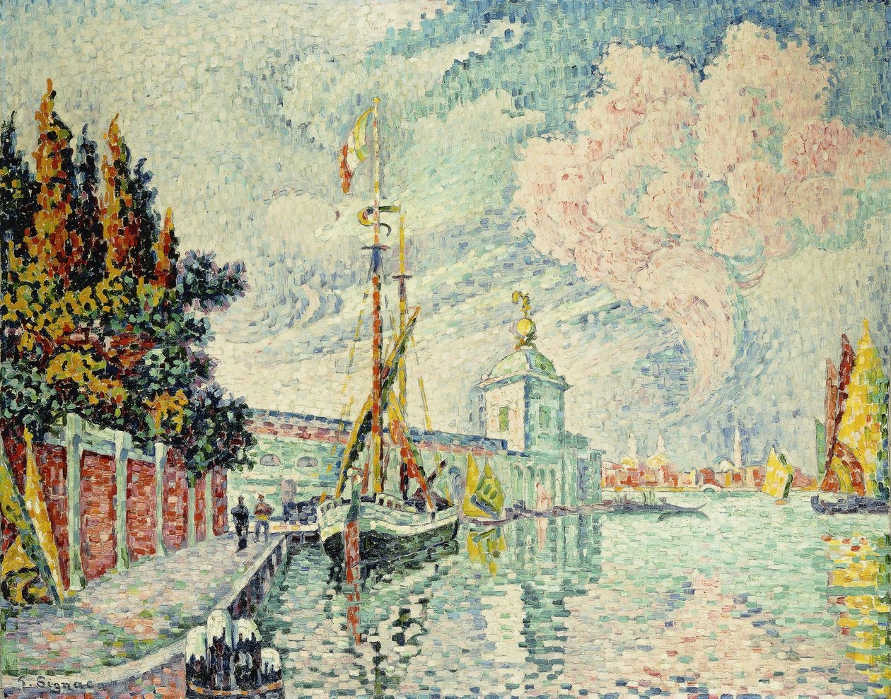 La Dogana, 1909 da Paul Signac
