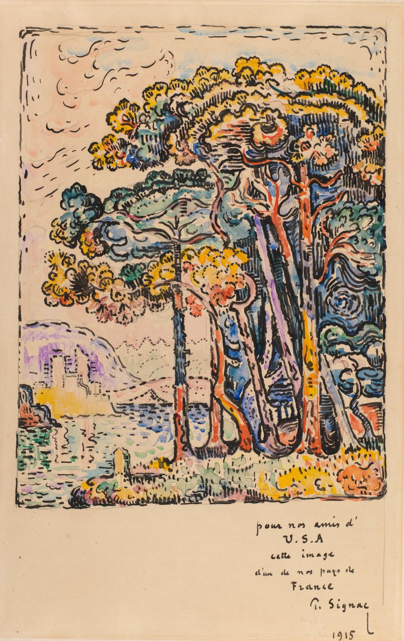 Paesaggio, 1915 da Paul Signac