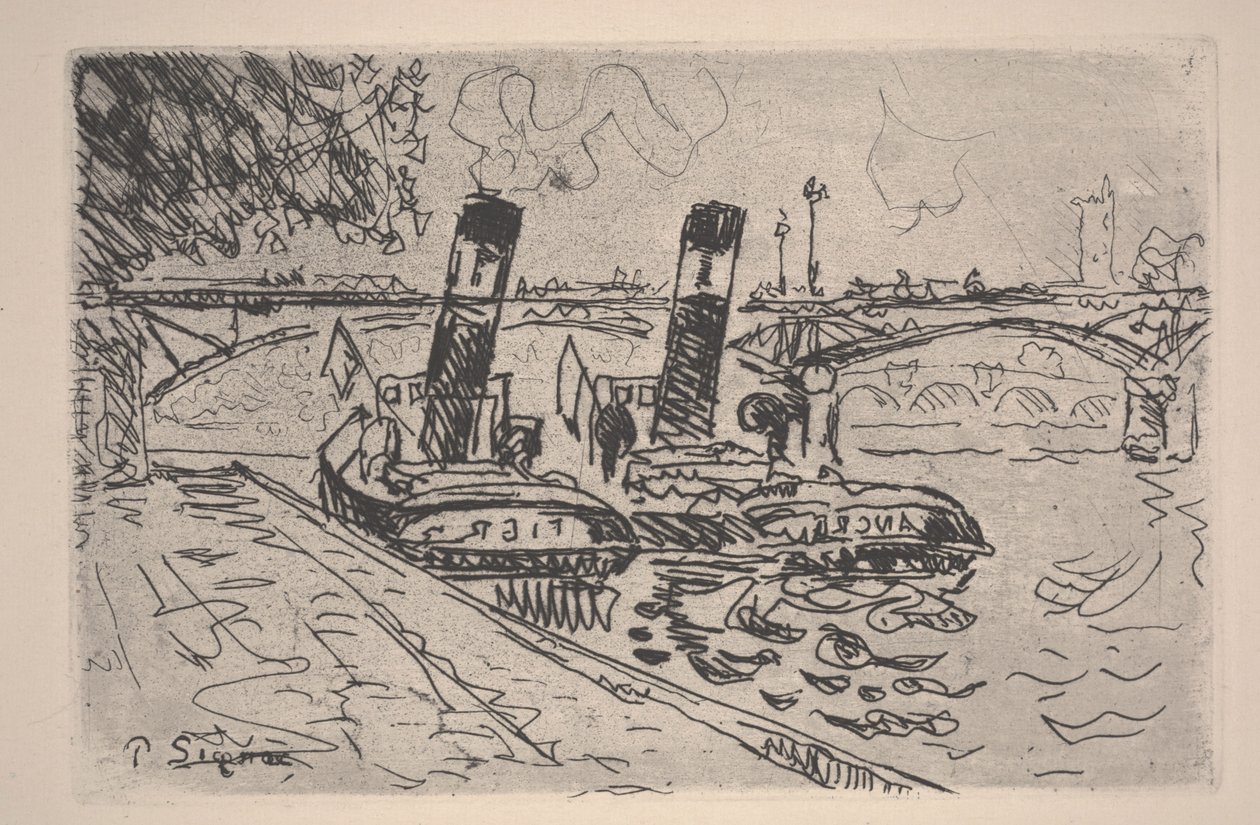 Le Pont des Arts da Paul Signac