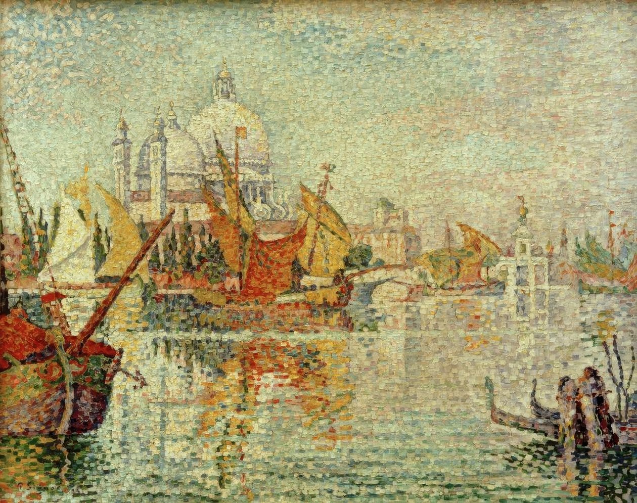 Ancoraggio della Giudecca (Venezia) da Paul Signac