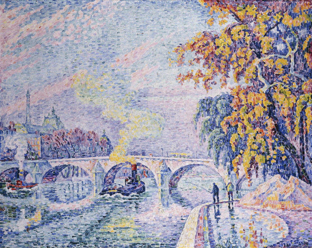 Pont Royal, Autunno, 1930 da Paul Signac