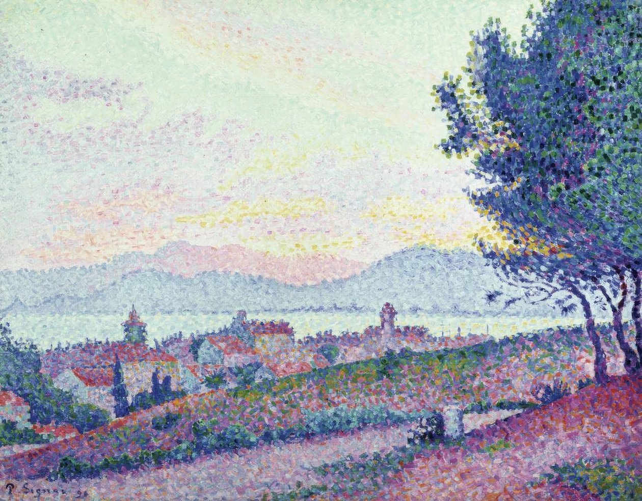 Saint Tropez – Bosco di pini da Paul Signac