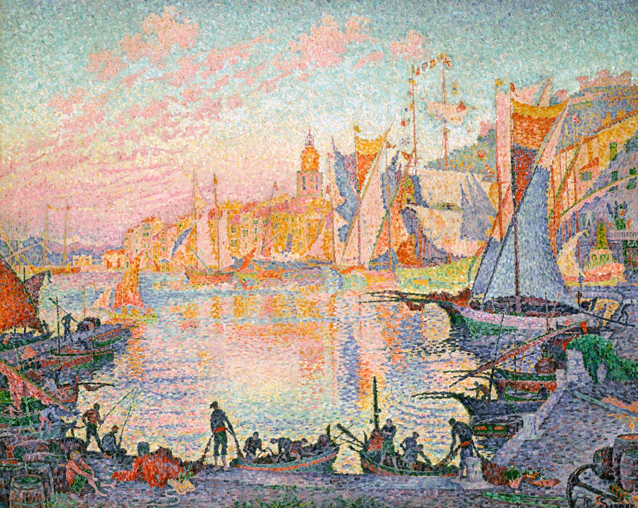 Il porto di Saint-Tropez, 1901-1902 da Paul Signac