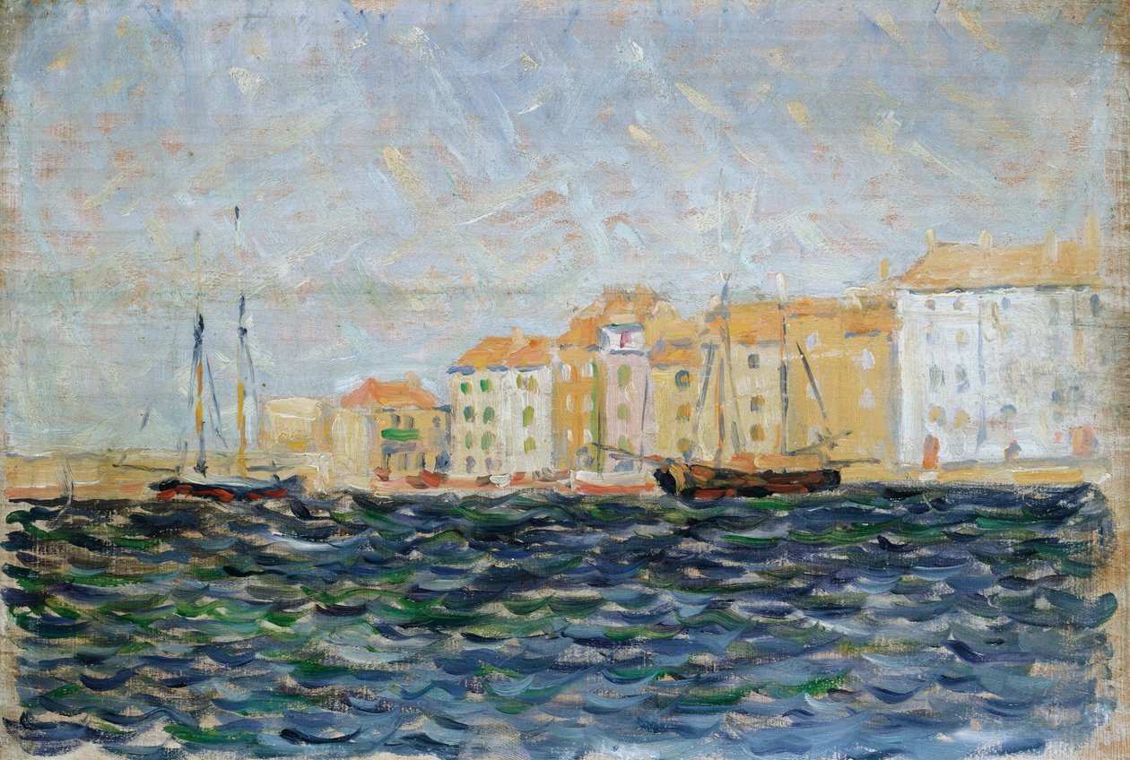 Il porto di St. Tropez da Paul Signac