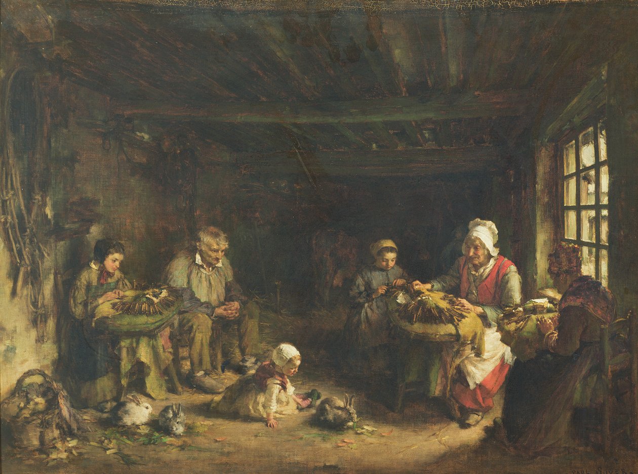 Merlettaie ad Asnieres-sur-Oise da Paul Soyer