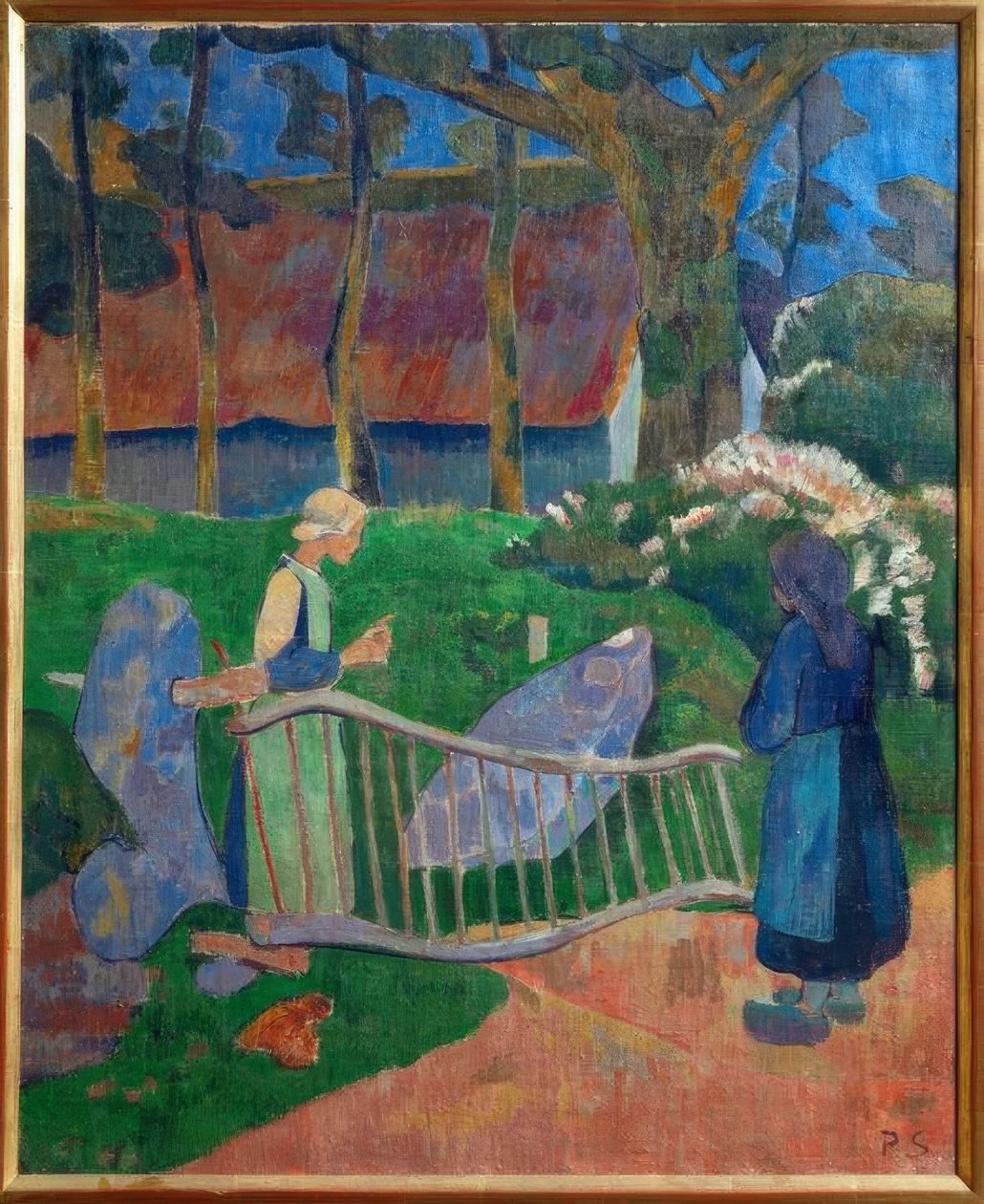 La barriera fiorita, Le Pouldu (Finistère) da Paul Sérusier