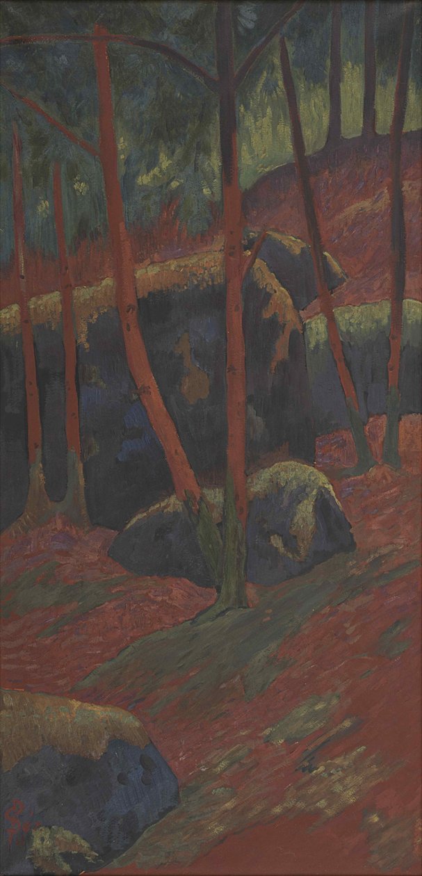 Le Bois rouge, c. 1895 da Paul Sérusier