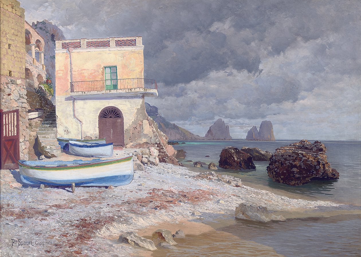 Una villa a Capri da Paul von Spaun