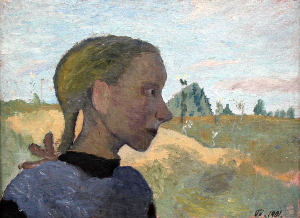 Ritratto di ragazza da Paula Modersohn Becker