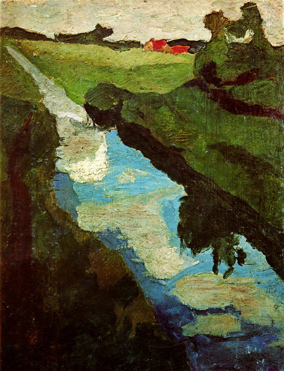 Fossato di palude da Paula Modersohn Becker