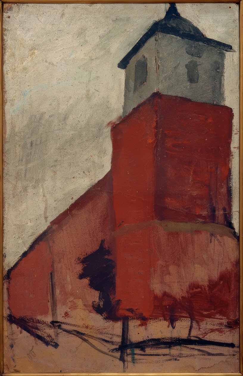 Chiesa a Worpswede da Paula Modersohn Becker