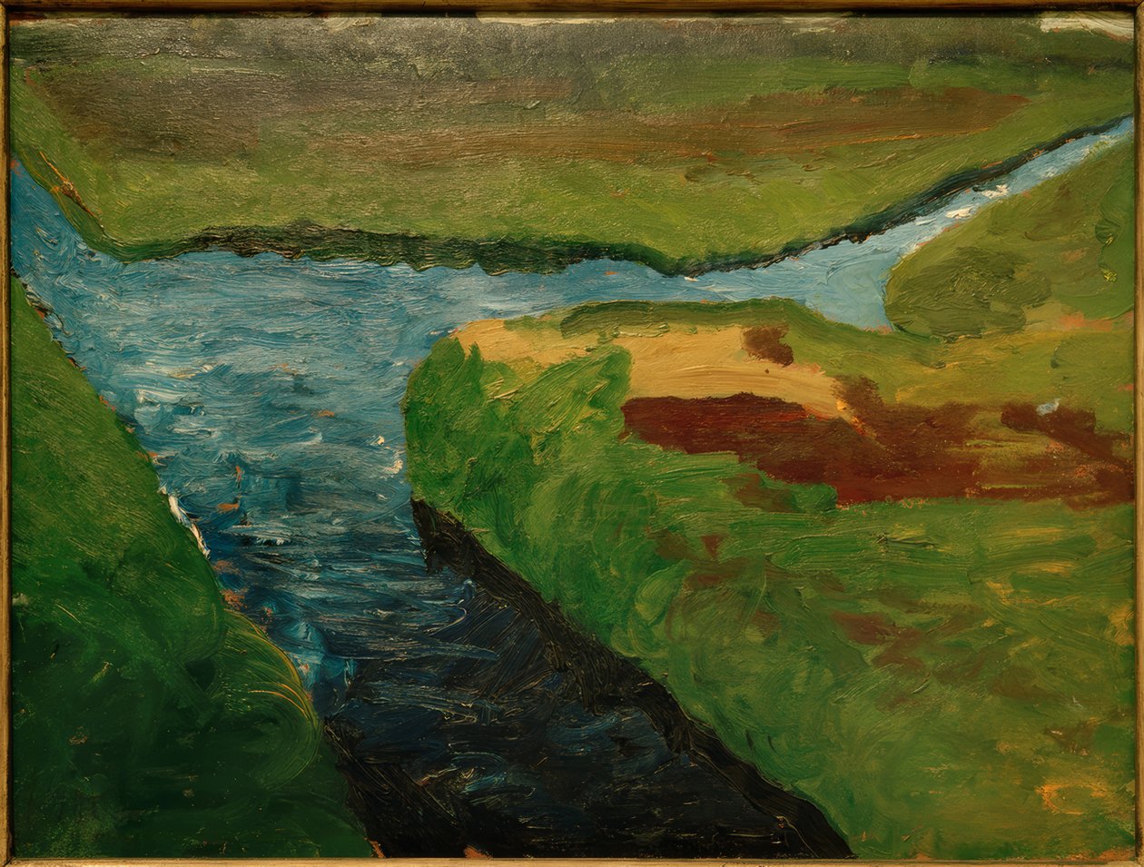 Fossato di brughiera da Paula Modersohn Becker