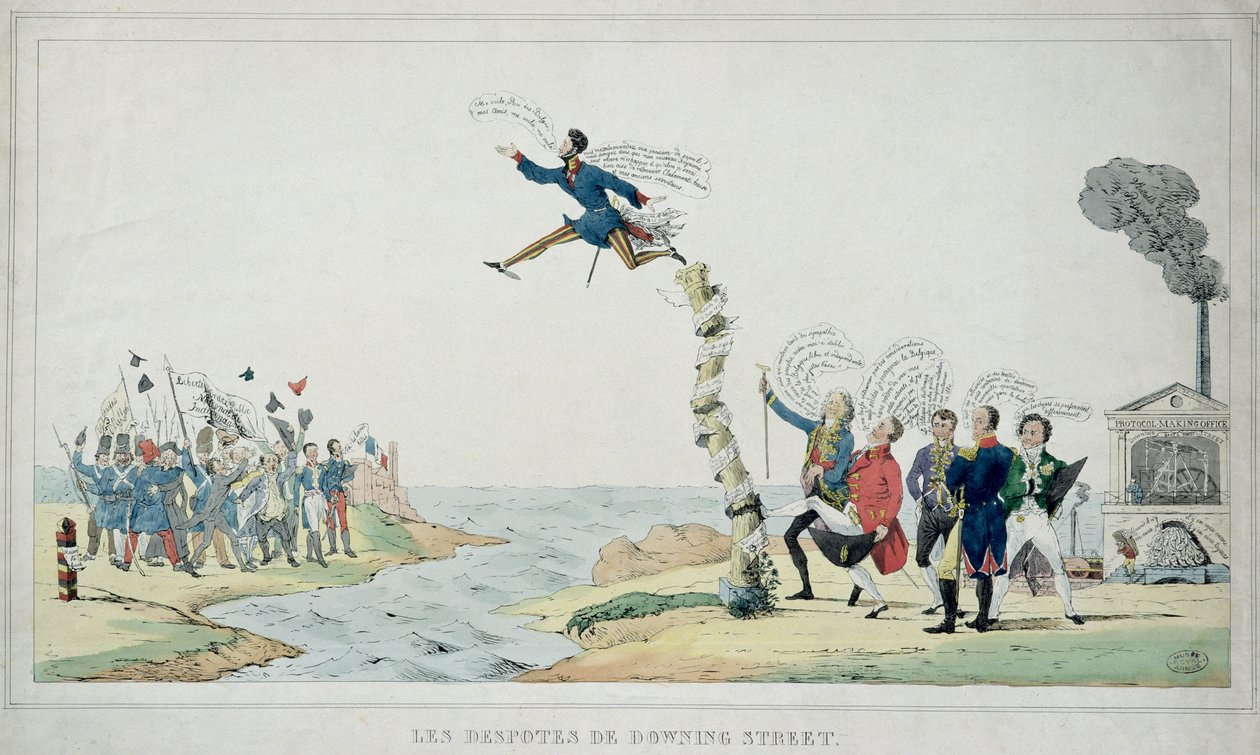 La Conferenza di Londra, 4 novembre 1830: I despoti di Downing Street inviano Leopoldo di Sassonia-Coburgo a regnare in Belgio da Paulus Charles Gerard Poelman