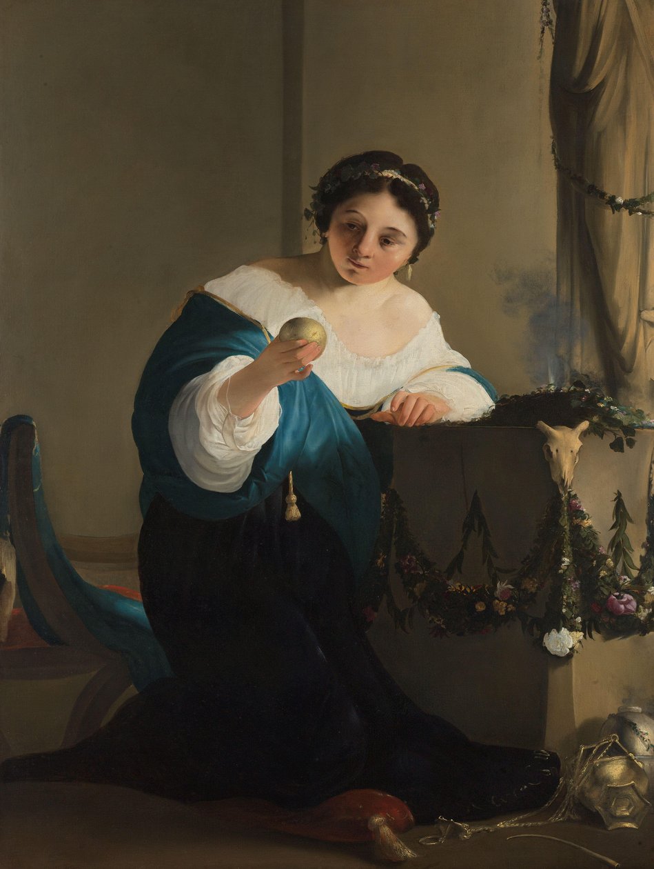 Cydippe con la mela di Acontius da Paulus Bor
