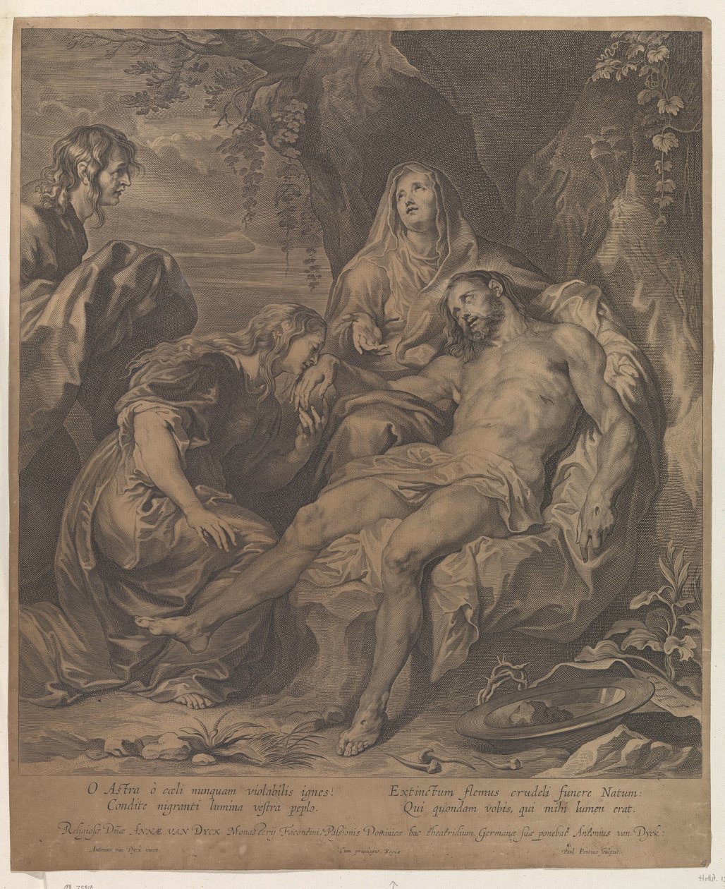 Compianto su Cristo da Paulus Pontius