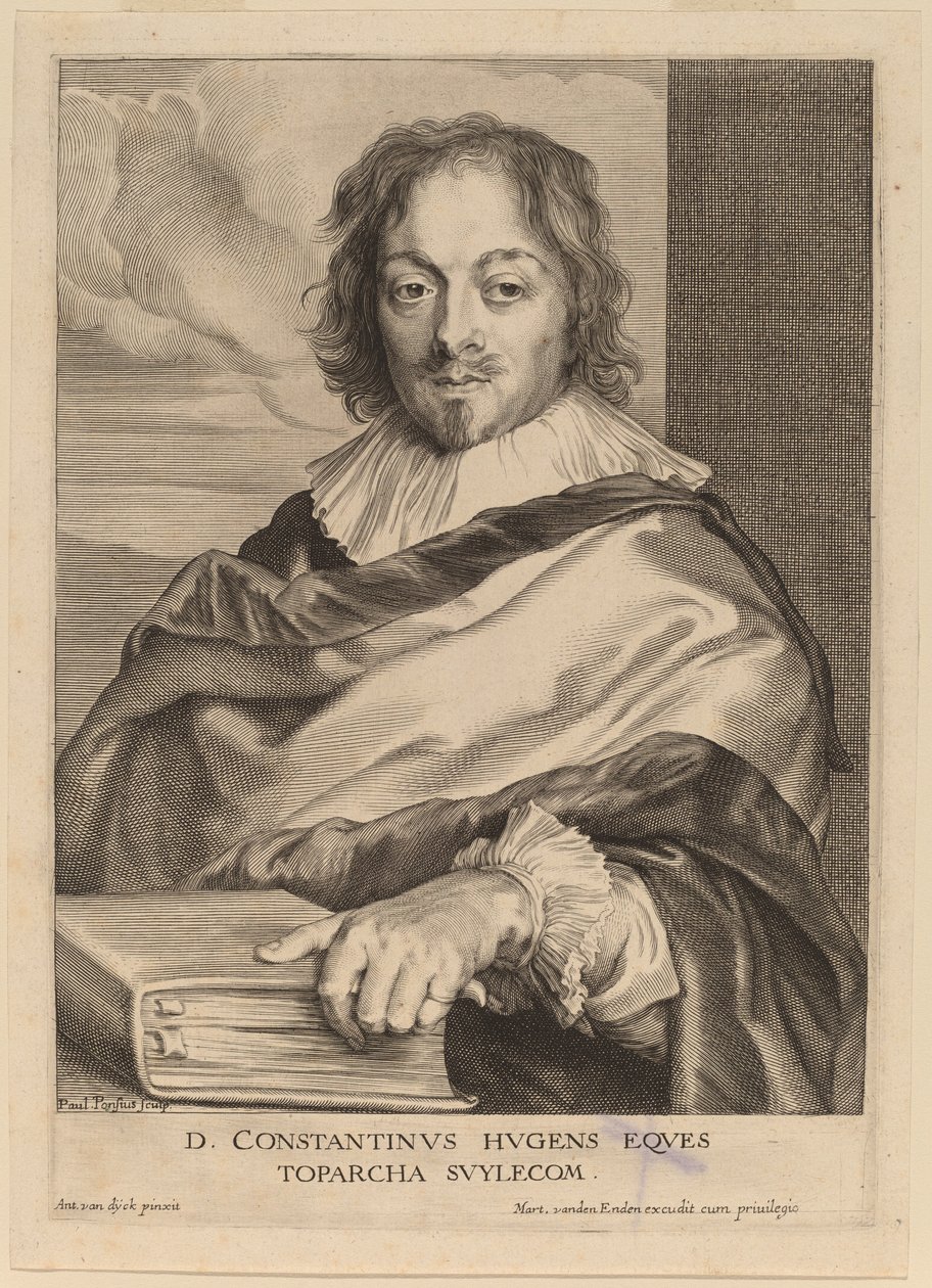 Constantijn Huygens da Paulus Pontius after Sir Anthony van Dyck