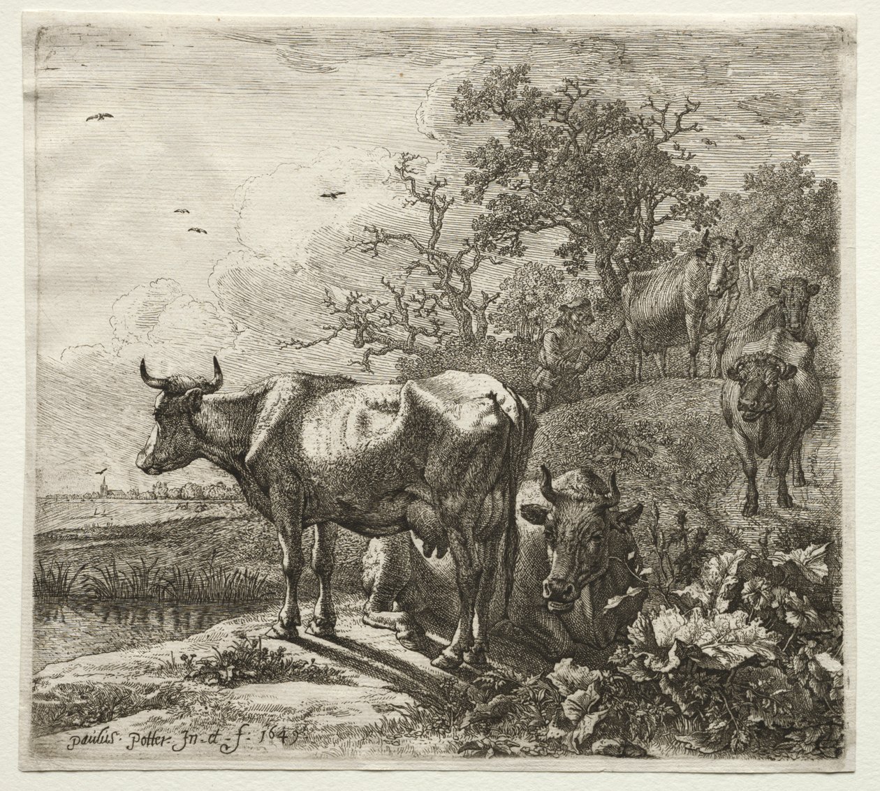 Il mandriano da Paulus Potter