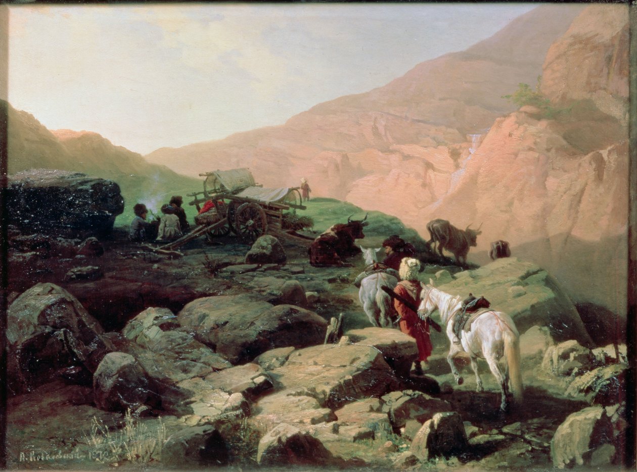 Il Caucaso, 1872 da Pawel Kowalewsky