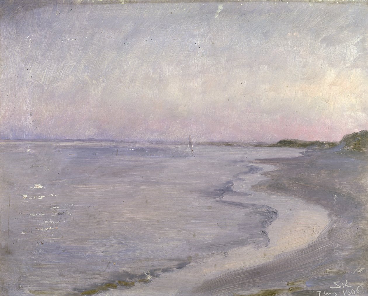 Una scena costiera da Peder Severin Krøyer