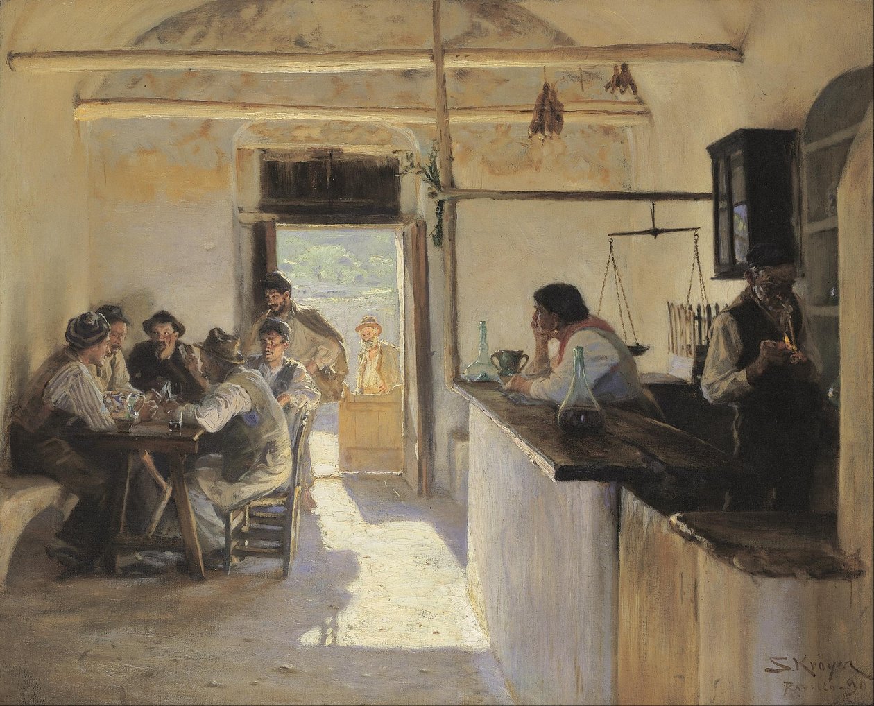 Osteria a Ravello da Peder Severin Krøyer