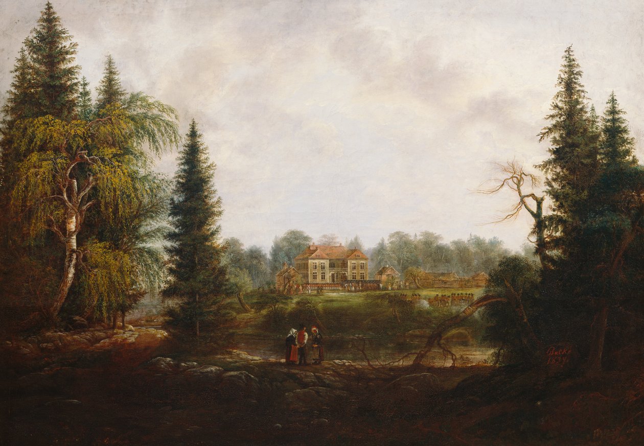 Edificio di Eidsvoll da Peder Balke