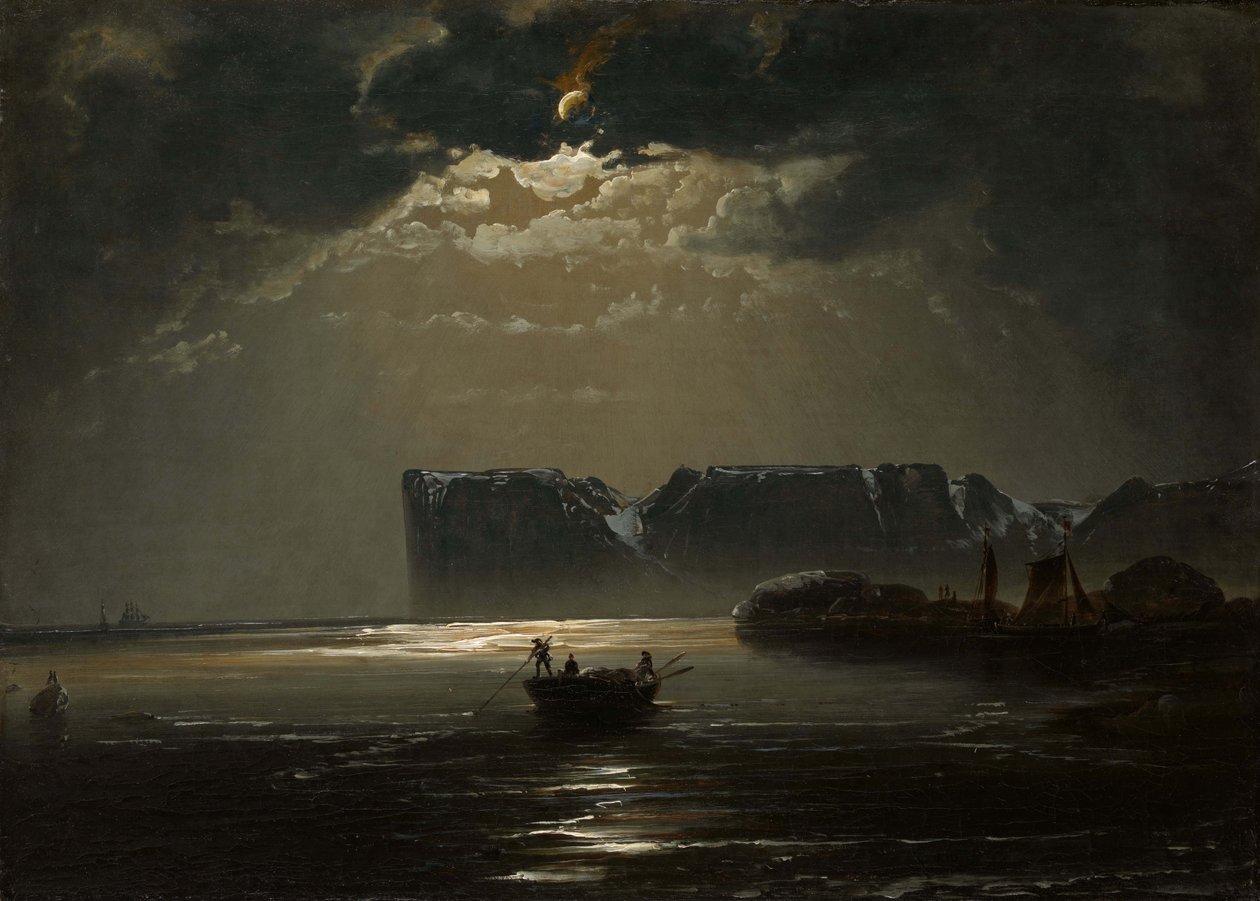 Capo Nord al Chiaro di Luna, 1848 da Peder Balke
