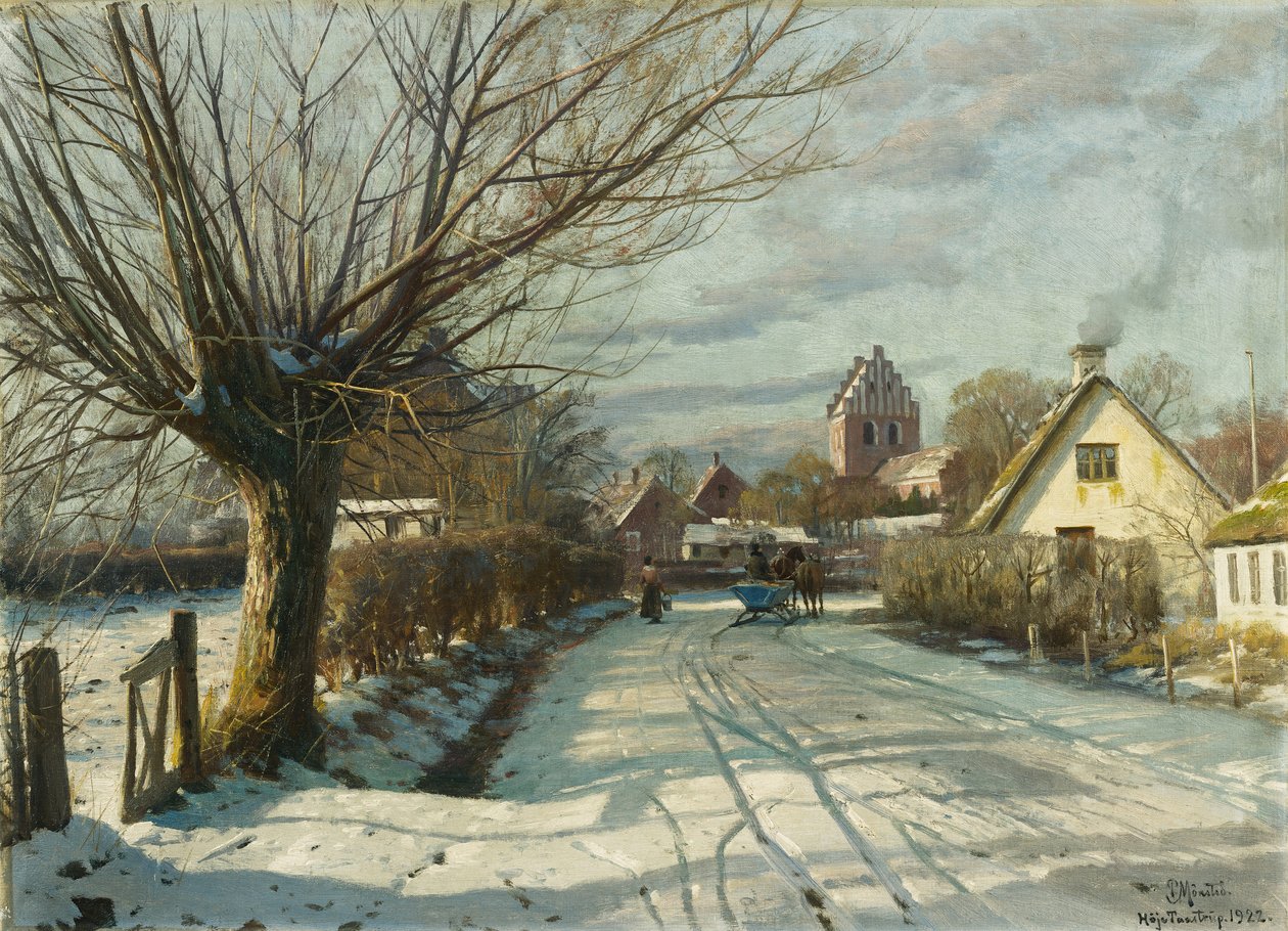 Chiesa di Hoje Taastrup, Fuori Copenaghen da Peder Monsted