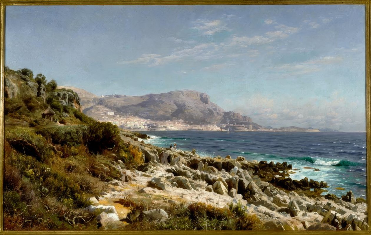 Costa vicino a Monte Carlo da Peder Monsted