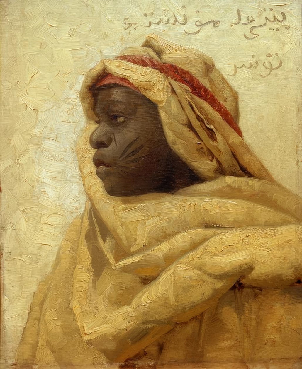P. Mönsted, Ritratto di un nubiano da Peder Monsted