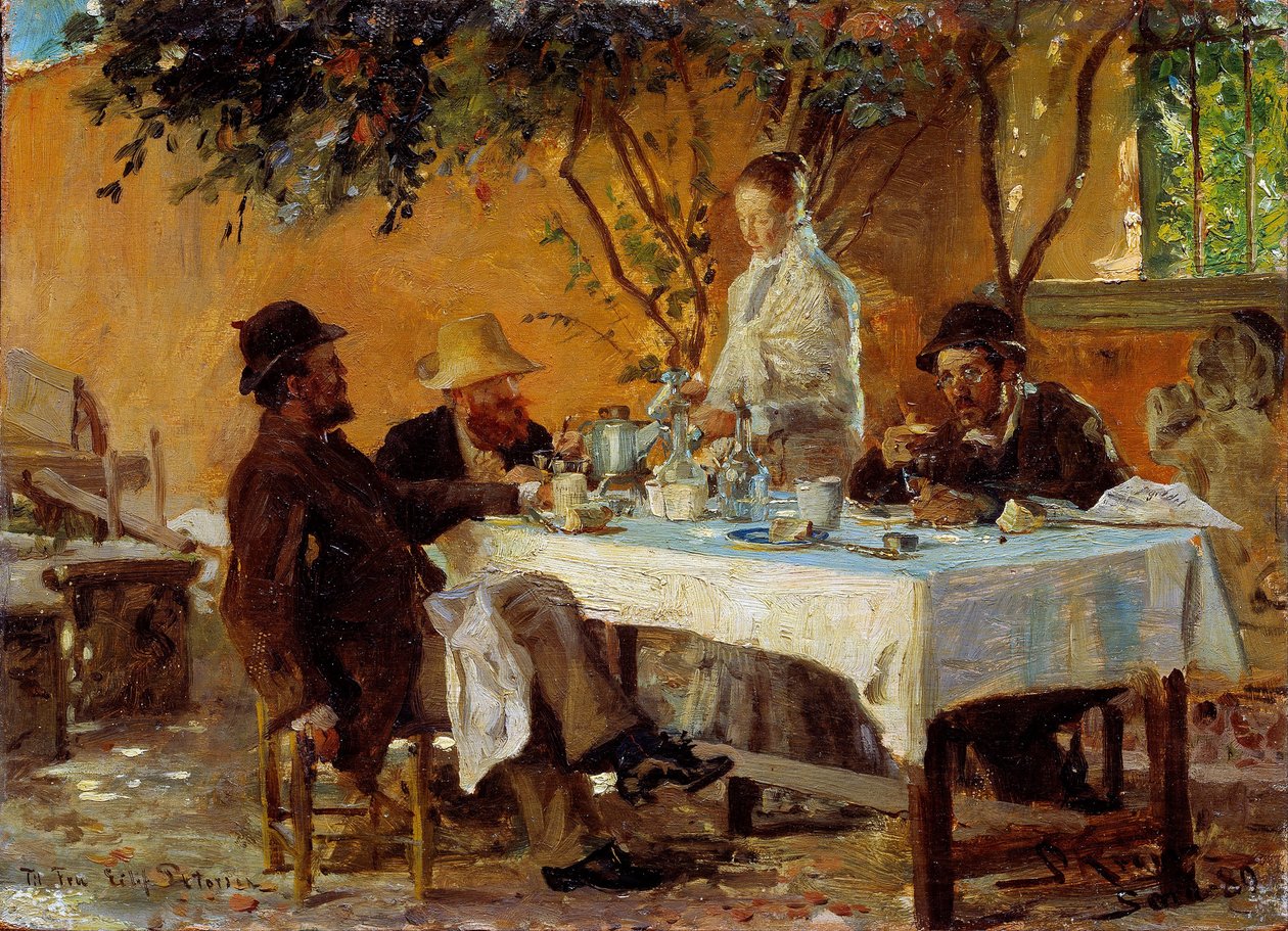 Colazione a Sora da Peder Severin Krøyer