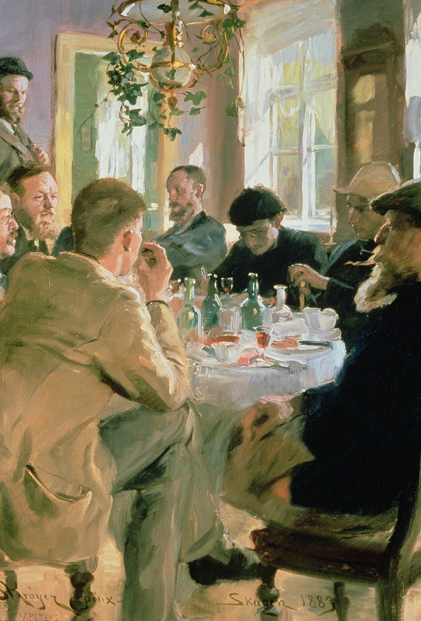 Ora di pranzo, 1883 da Peder Severin Krøyer