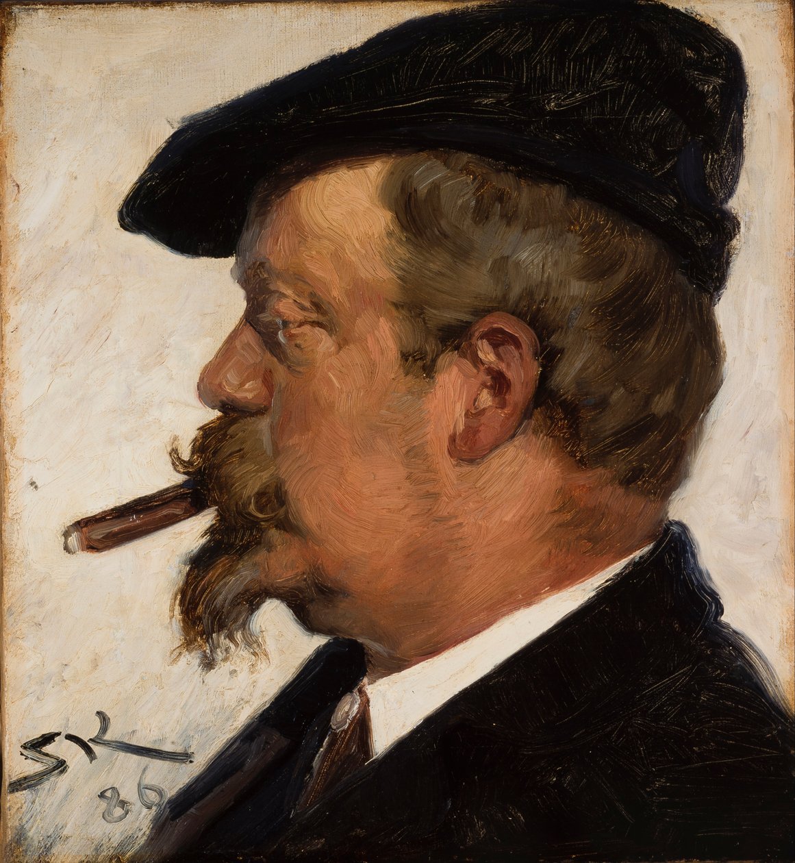 Ritratto di Vilhelm Rosenstand da Peder Severin Krøyer