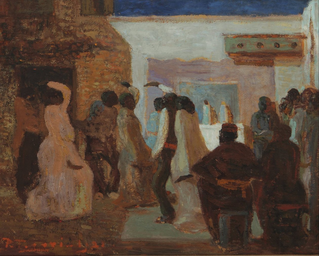 Candombe o Candombe sotto la luna da Pedro Figari