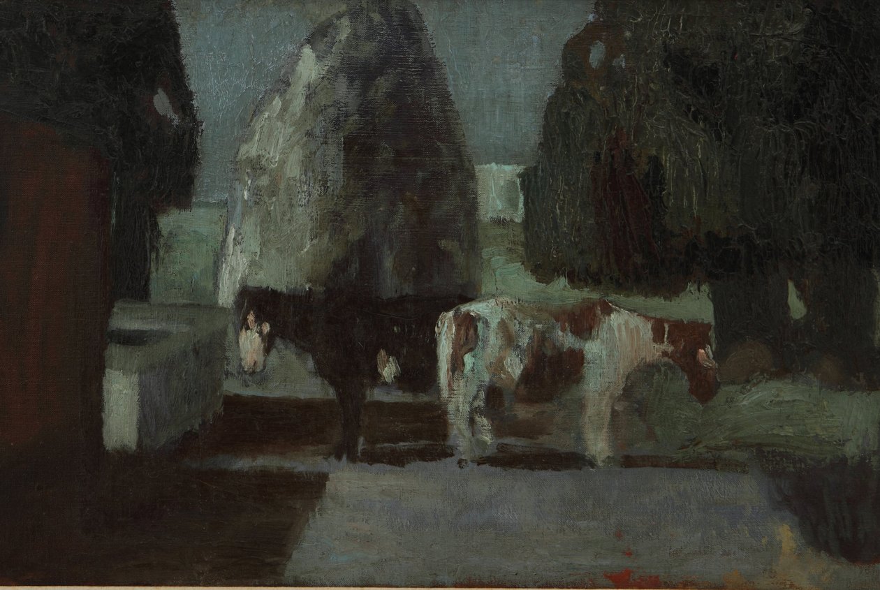 Giardino sotto la luna o Quietud nella quinta da Pedro Figari