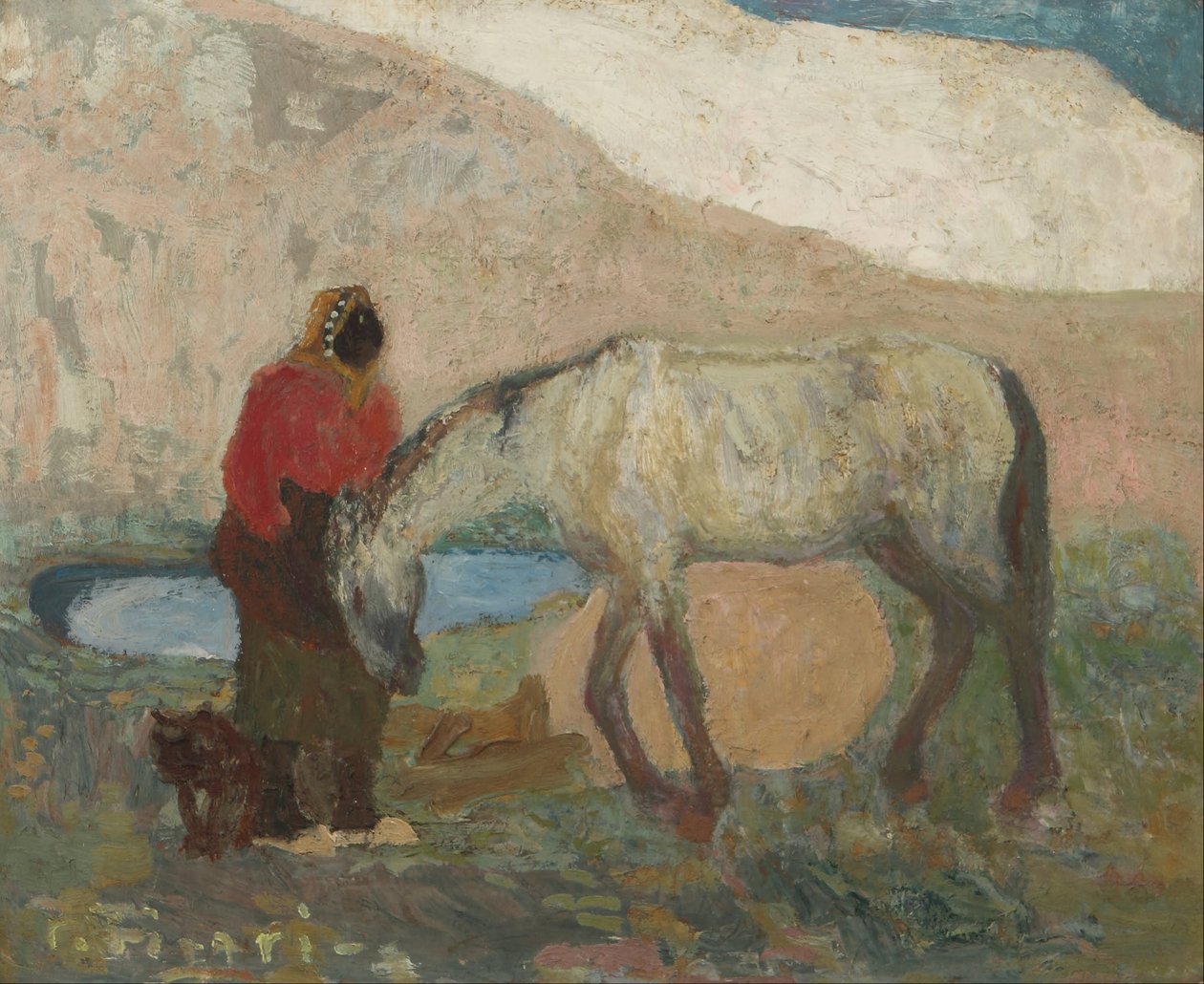 Lavandaie nelle dune o Gli amici da Pedro Figari
