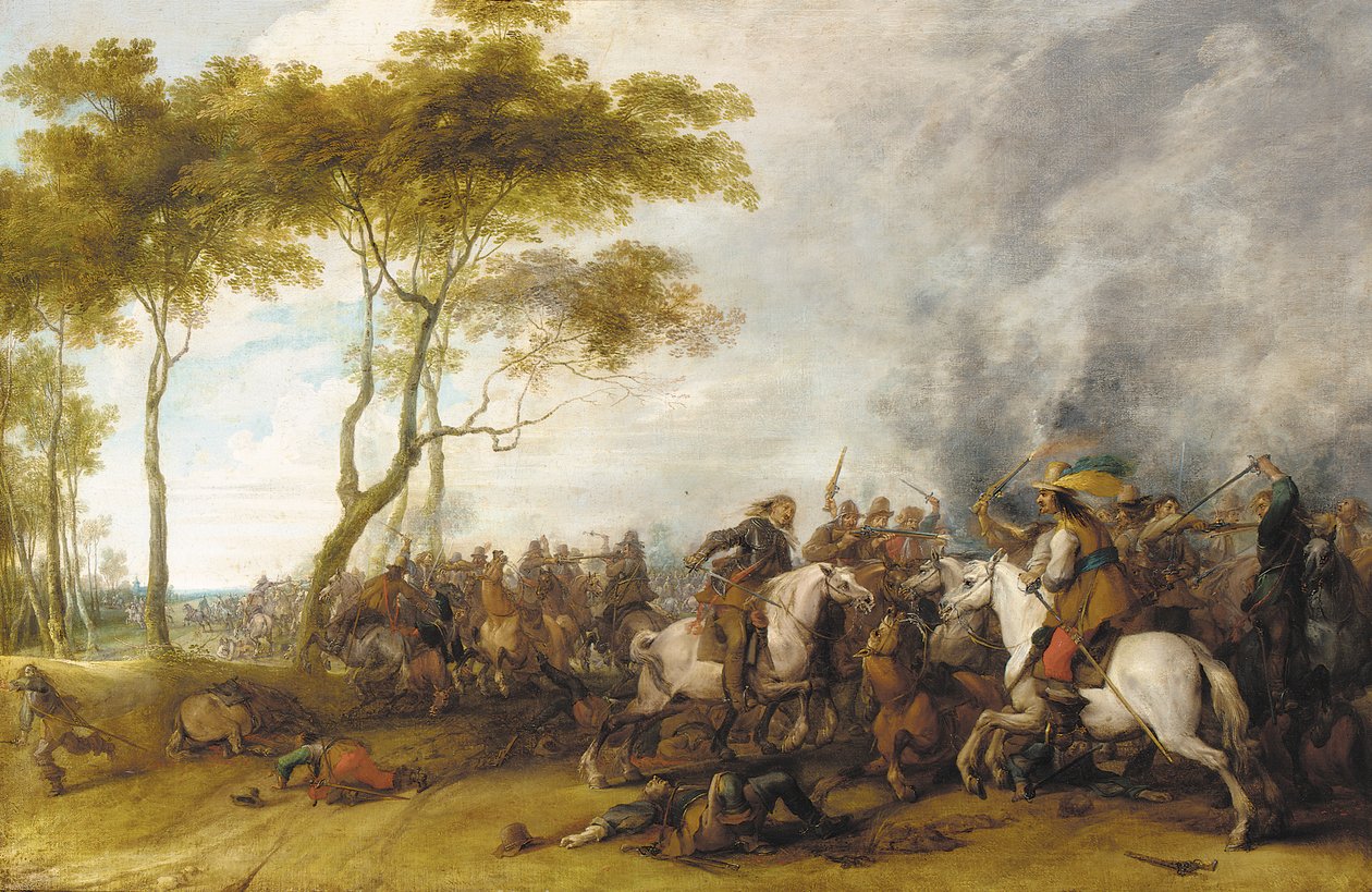Uno scontro di cavalleria da Peeter Snayers